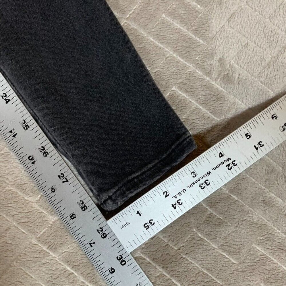 Madewell Womens 1 Denim Jeans Faded Black Uni Fit Skinny Mid Rise Stretch New - Picture 8 of 11